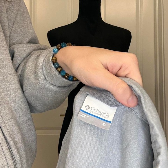 Columbia Big South Fork Gray Button Up Shirt NWT Men's XL - Picture 6 of 7